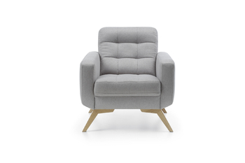 Fiord fotel odcienie szarości